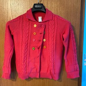 Kids Gymboree Pink Button Down Sweater